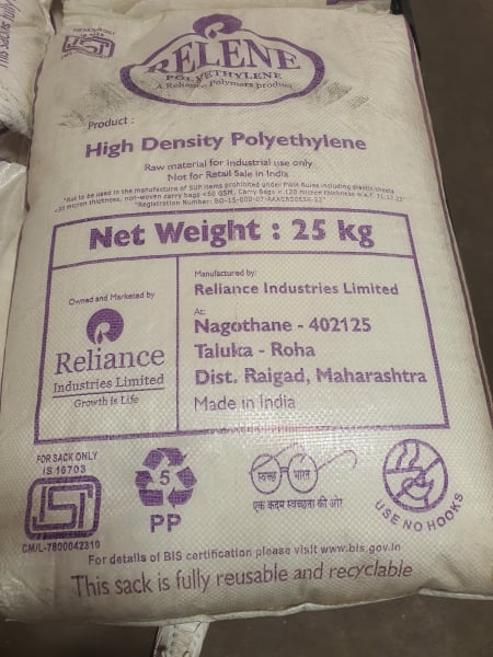 Calcium Carbonate (Technical / Industrial Grade, White Odorless Fine Powder) in commercial industrial packaging