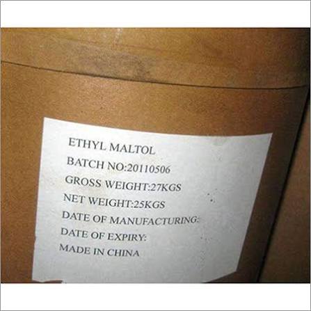 Ethyl Maltol FCCIV (Technical Grade, Liquid) in commercial industrial packaging