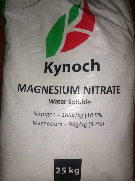 Magnesium Nitrate (Technical Grade, Powder) in commercial industrial packaging