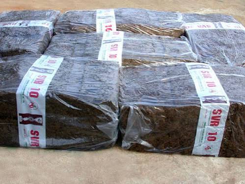 Natural Rubber ( RSS3 / SMR 20 / STR 20 ) (Ribbed Smoked Sheets / Standard Rubber, Standard Packaging) in commercial industrial packaging