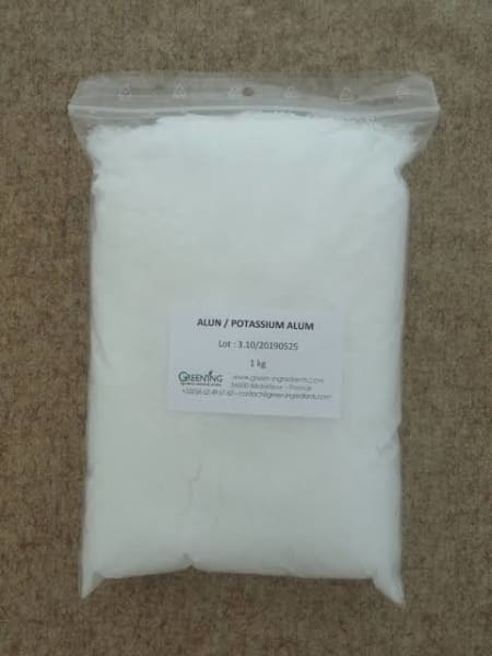 Potassium Alum (Technical Grade, Powder) in commercial industrial packaging