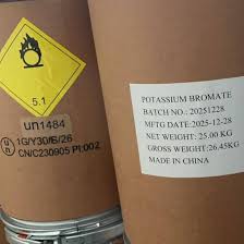 Potassium Bromate (Technical Grade, Liquid) in commercial industrial packaging