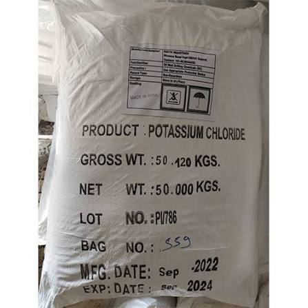 Potassium Chloride (99%min, Standard Packaging) in commercial industrial packaging