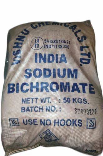 Sodium Bichromate (Technical Grade, Liquid) in commercial industrial packaging