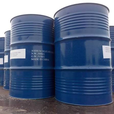 Sodium Silicate lump/liquid (Tech Grade, Standard Packaging) in commercial industrial packaging