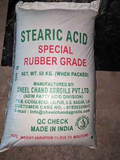 Stearic Acid Rubber Grade (1801 / 1842 Vulcanization Activator, Standard Packaging) in commercial industrial packaging