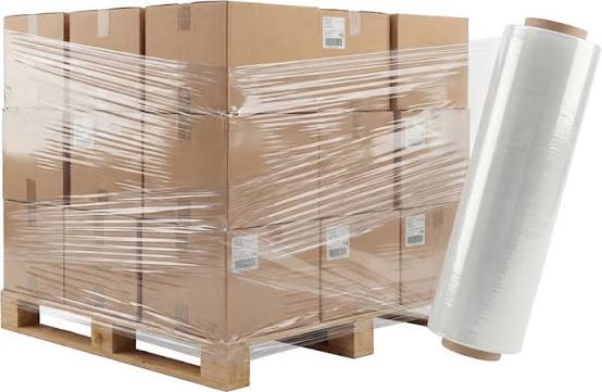 Stretch Film / Shrink Wrap (Hand / Machine grade 23 micron, Standard Packaging) in commercial industrial packaging