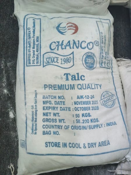 Talc Powder (Different Mesh Size, Standard Packaging) in commercial industrial packaging