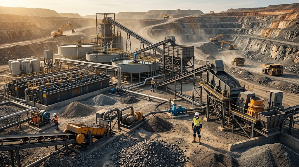 Industrial chemical processing facility for Mining Construction sector