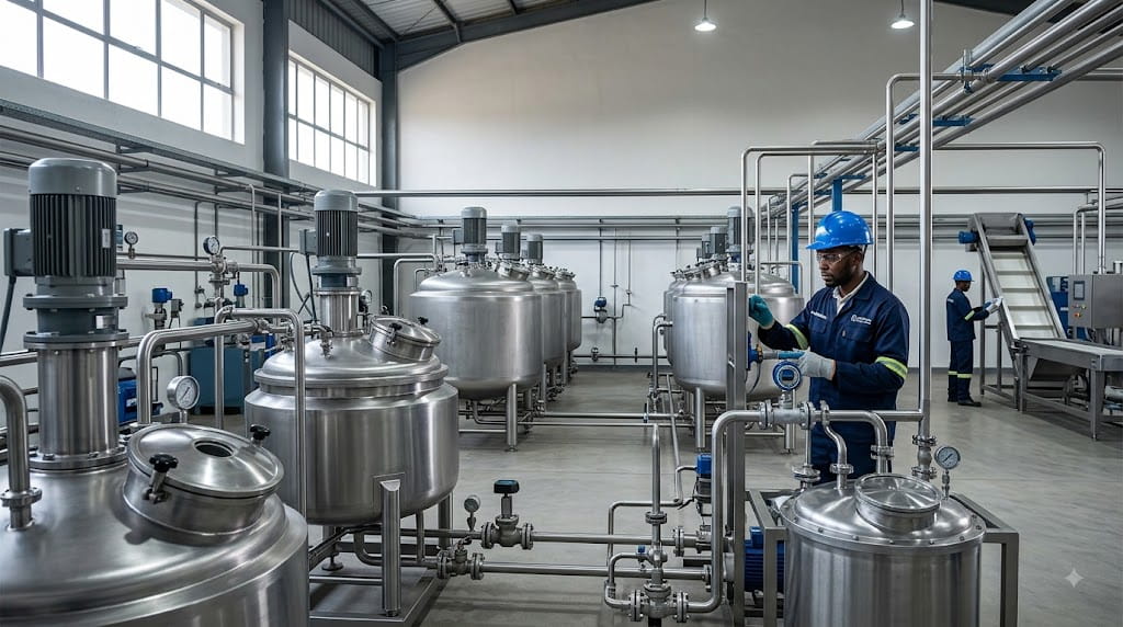 Industrial chemical processing facility for Manufacturing sector