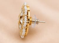 Golden Stud Earrings