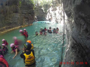 canyoneering Cebu or Cebu canyoneering or badian canyonering