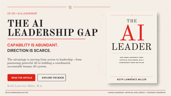 The AI Leadership Gap — The AI Leader article graphic