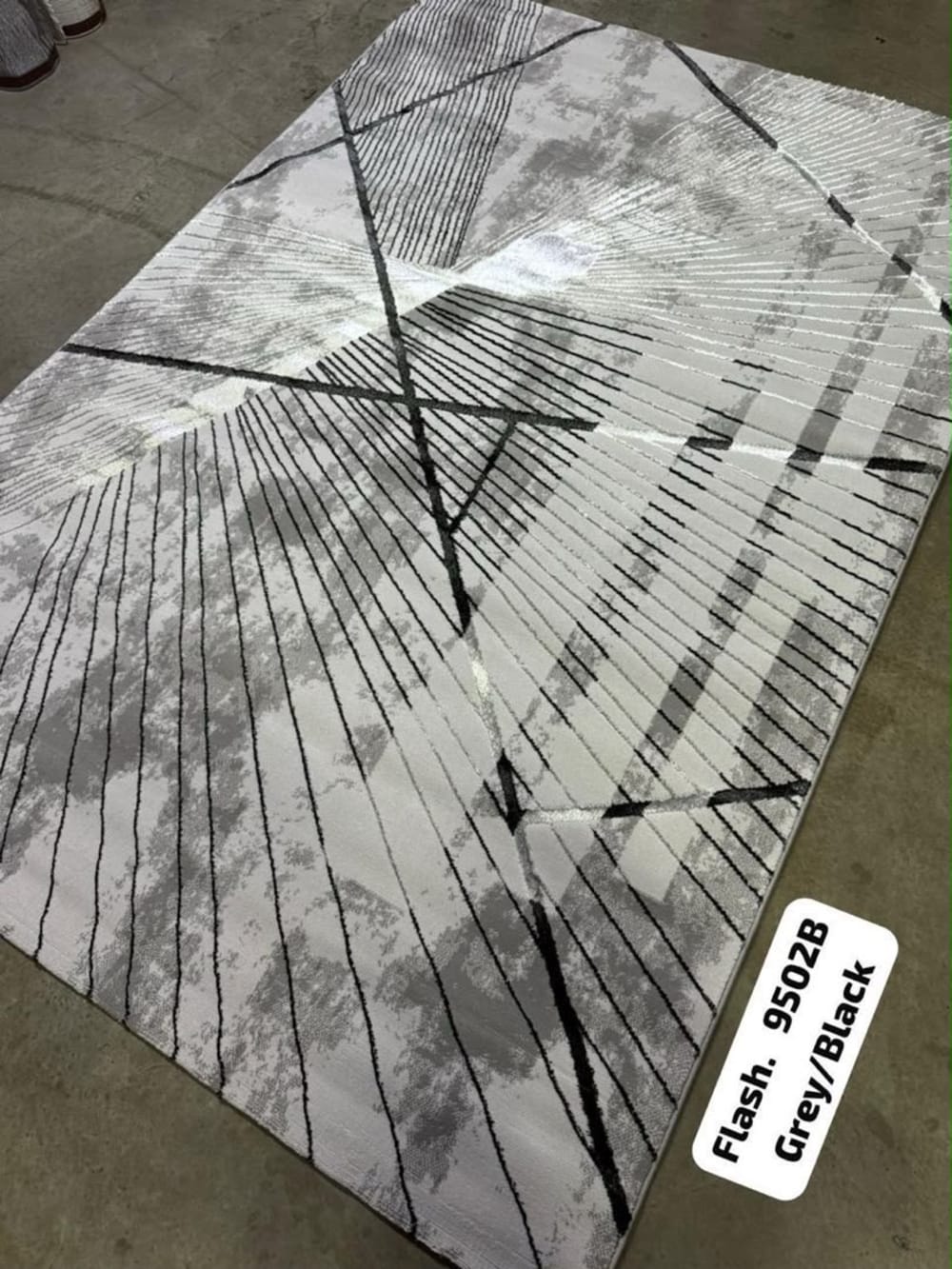 4by6ft. black&grey High quality Turkish center rug 