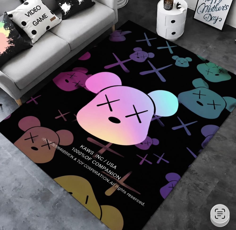 124 High quality 3D center rug 