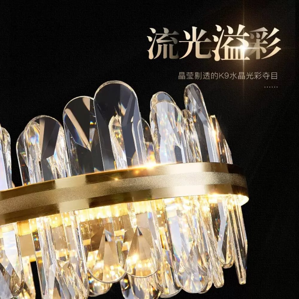 Luxury crystal chandelier  view 3