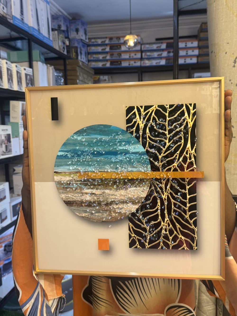 124 40by40 imported acrylic frame 
