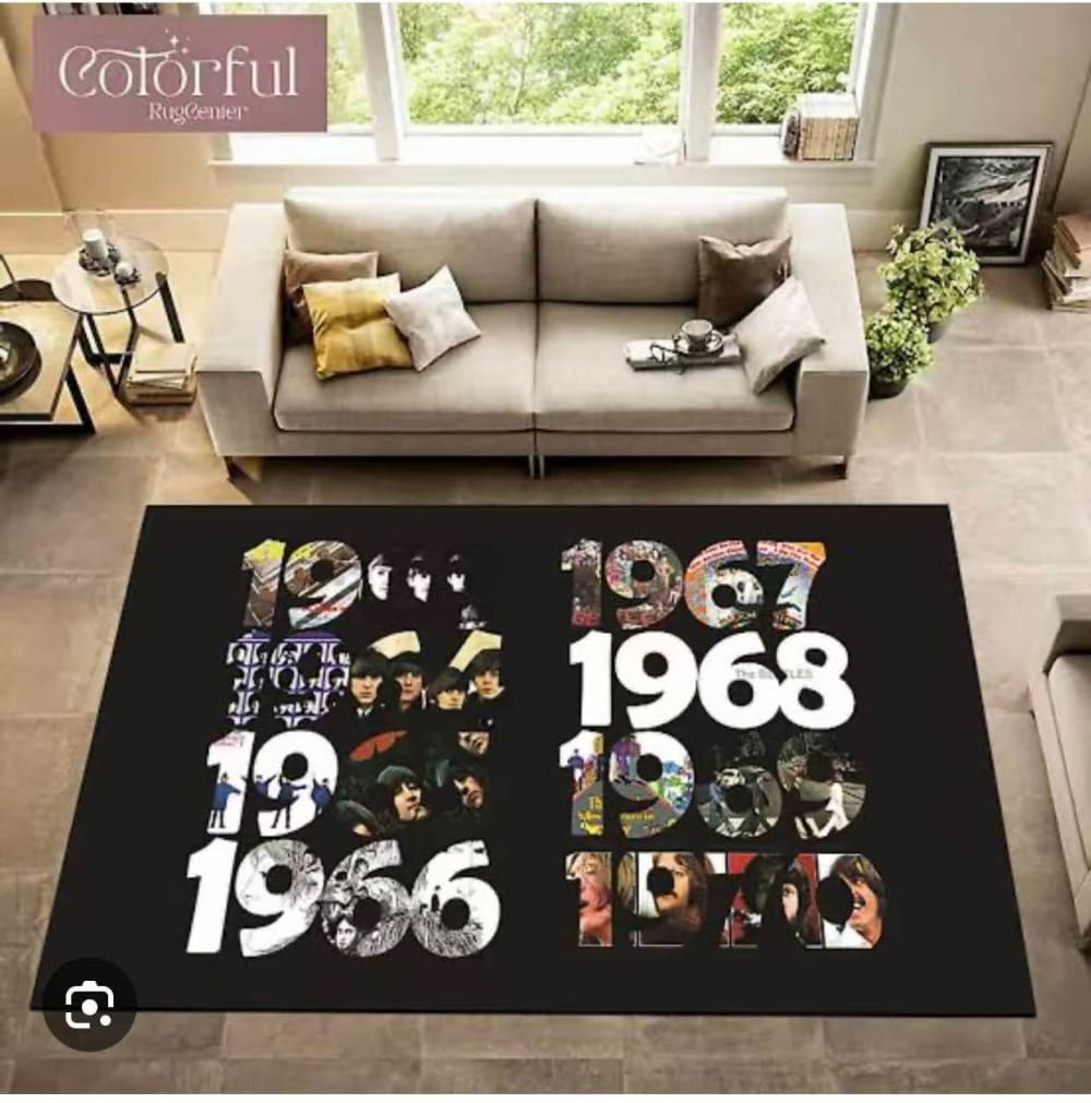 1990s Quality 3D center rug design 
