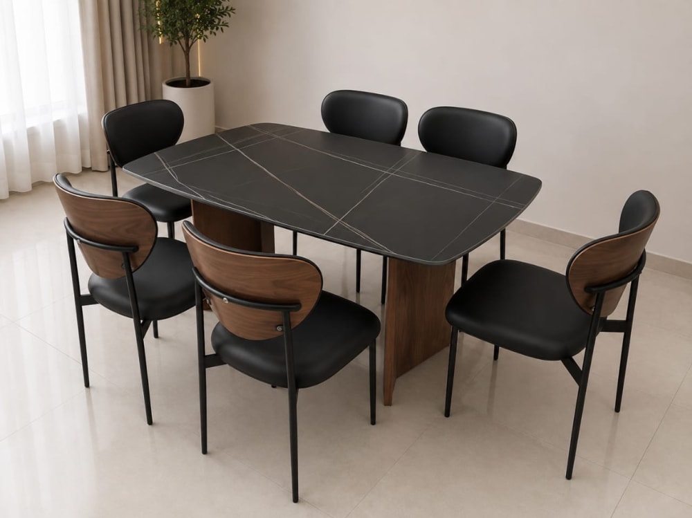 Luxurious 6 seaters dining sets view 2