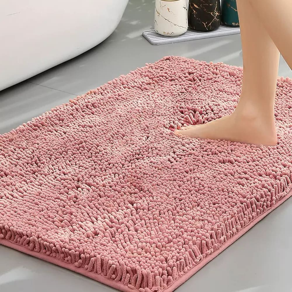 Shaggy fur door mat view 3