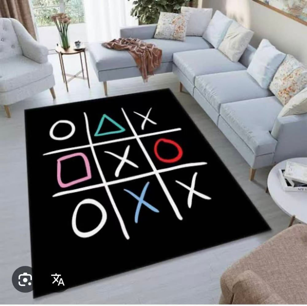 3D center rug 