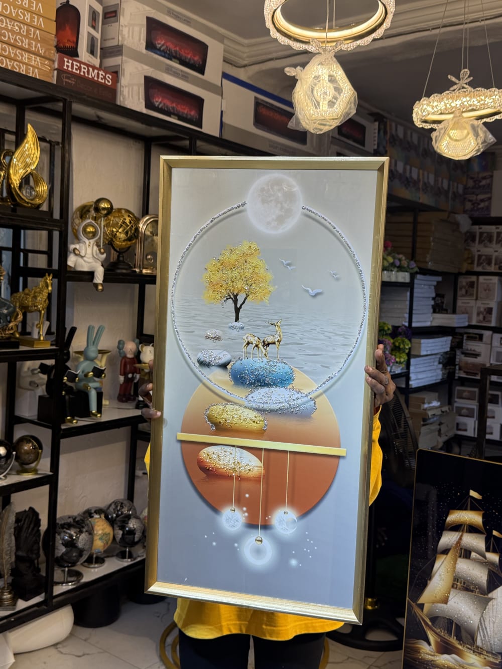 Wall art acrylic imported frame 