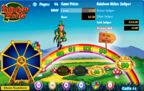 rainbow riches bingo