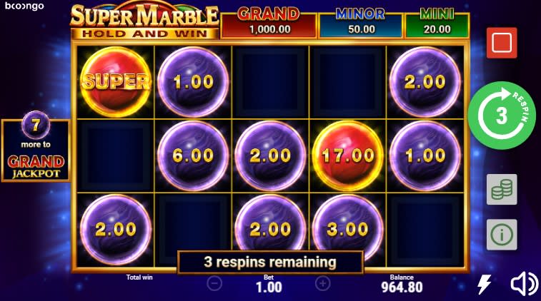 Play Super Marble Slot - Claim 100 Spins