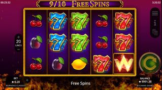 Burning Desire Slot - 20 Free Spins No Wagering