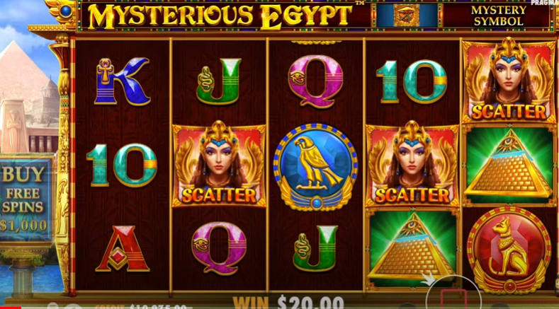 free spins mysterious