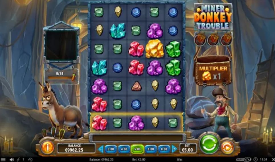 Miner Donkey Trouble Slot Miner Donkey Trouble Slot