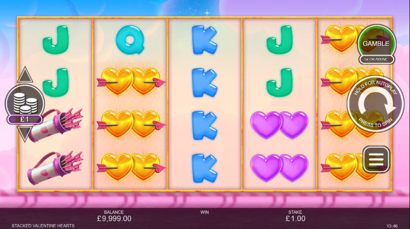Stacked Valentine Hearts Slot Stacked Valentine Hearts Slot