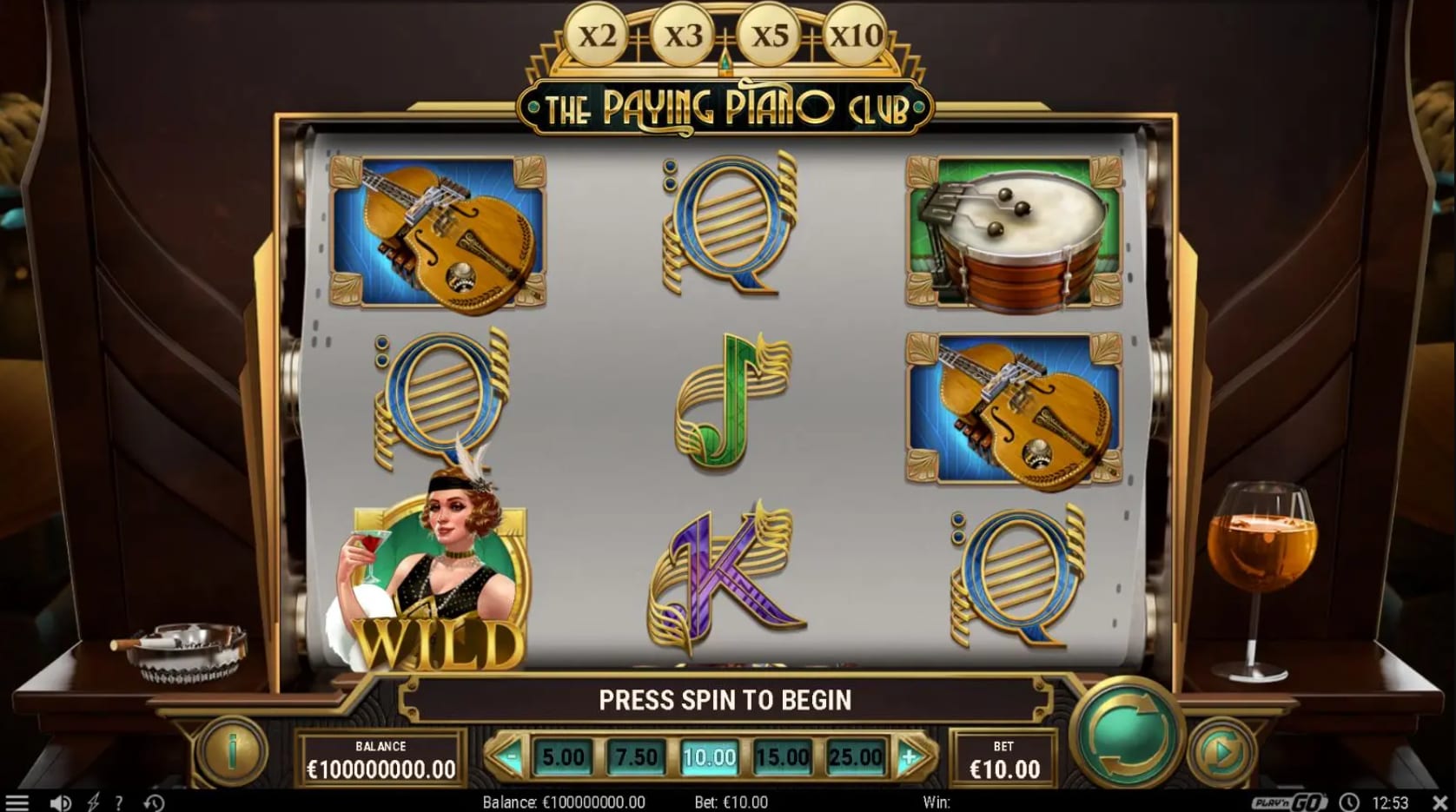 The Paying Piano Club Slot The Paying Piano Club Slot