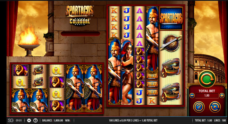 Spartacus Super Colossal Reels Slot Spartacus Super Colossal Reels Slot