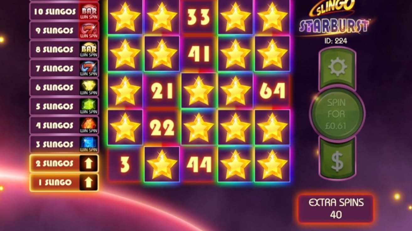 Slingo Starburst Slot Slingo Starburst Slot