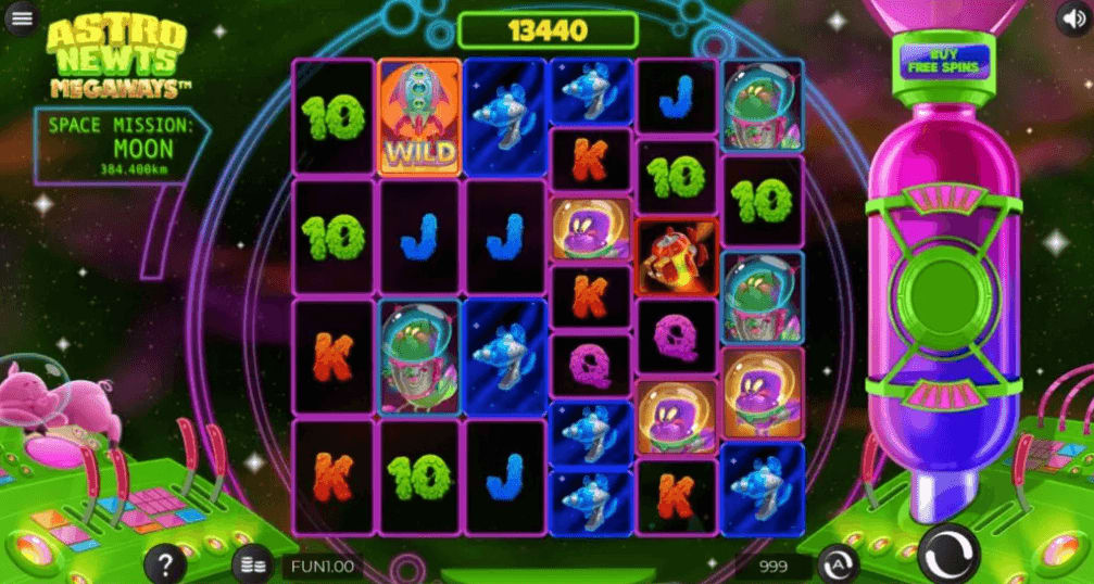Astro Newts Megaways Slot Astro Newts Megaways Slot