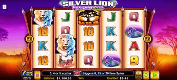 Silver Lion Feature Ball Slot Silver Lion Feature Ball Slot