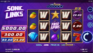 Sonic Links Slot Sonic Links Slot