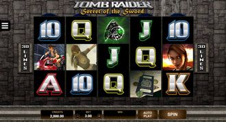 Tomb Raider Secret Of The Sword Slot Tomb Raider Secret Of The Sword Slot
