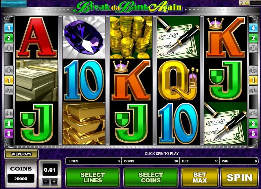 break da bank again slots game review