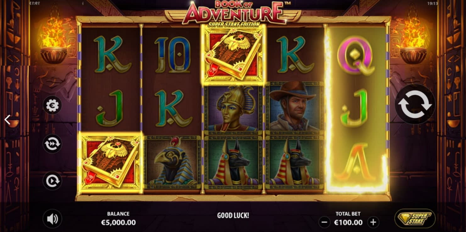 Book of Adventure Super Stake Edition Slot Claim 100 Spins