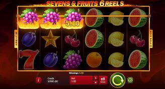Sevens and Fruits: 6 Reels Slot Sevens and Fruits: 6 Reels Slot