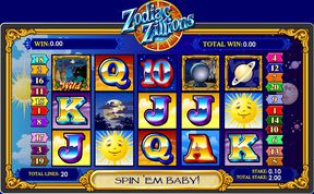 Zodiac Zillions Slot Zodiac Zillions Slot