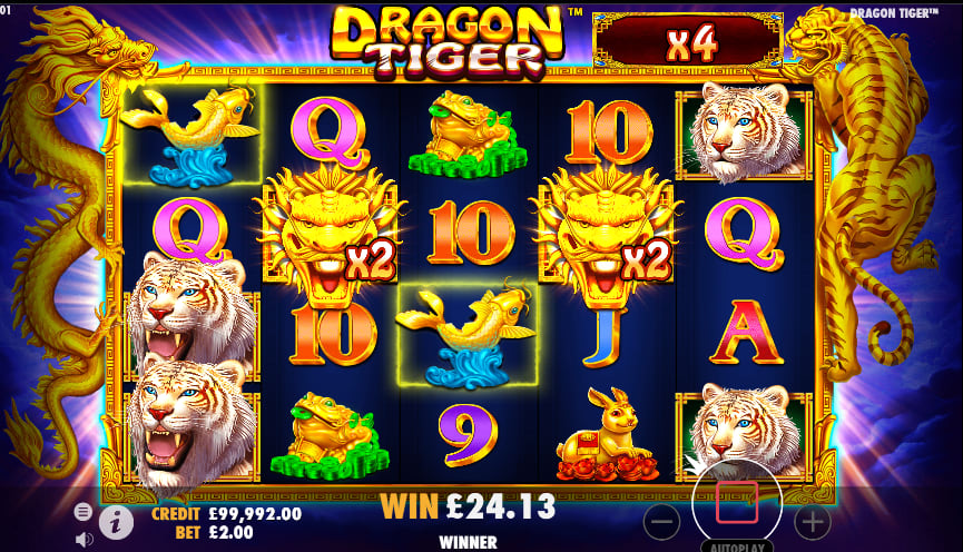 Dragon Tiger Luck: Ganhe até 200x no jogo do Dragon Tiger Slot