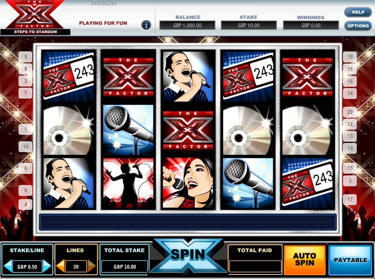 X Factor Slot Online Casino Gate