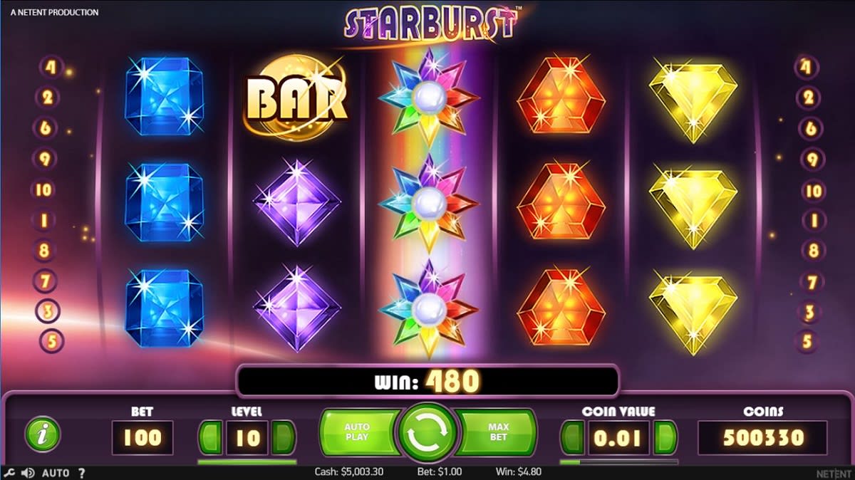 starburst slot base game