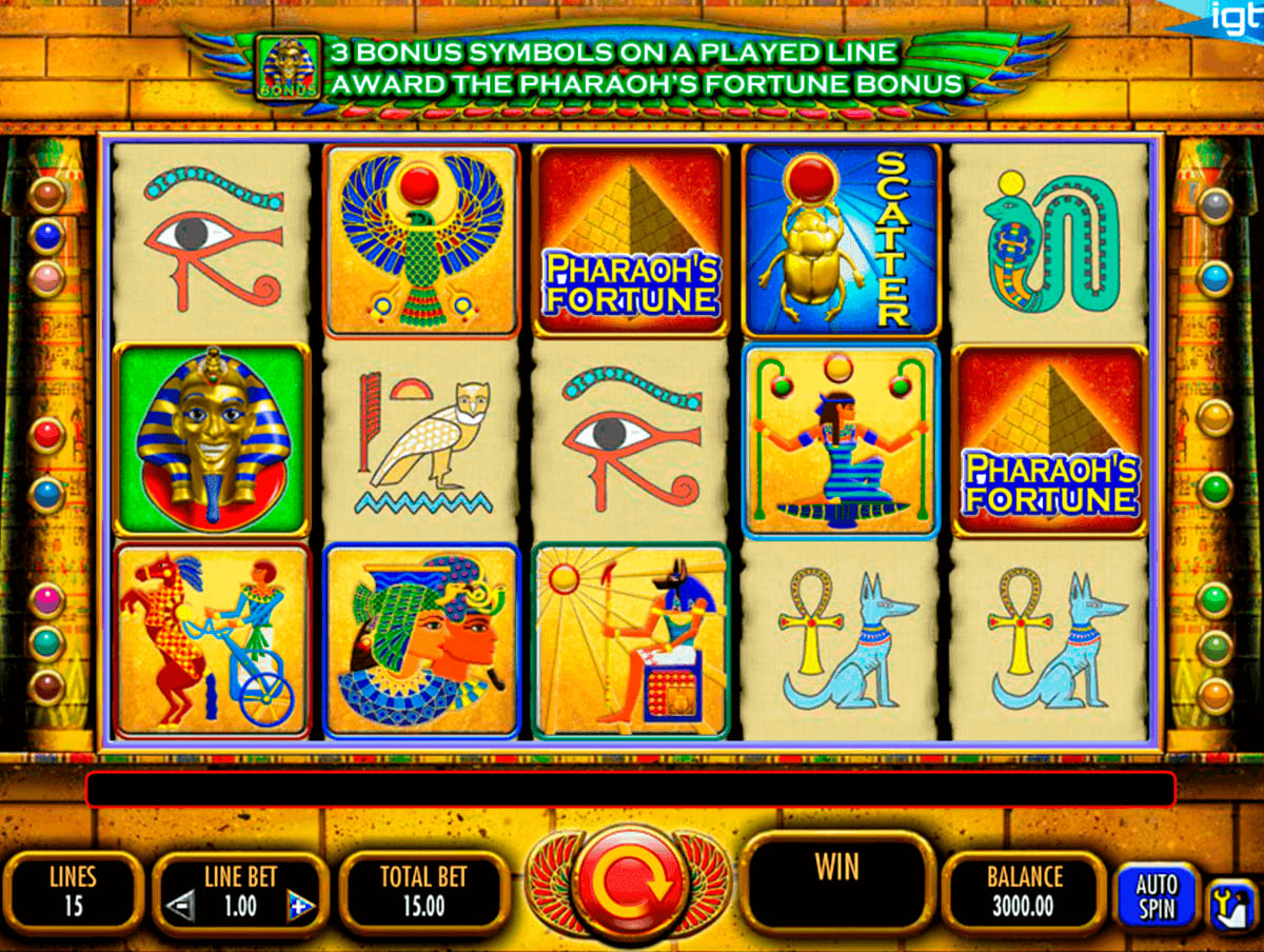 pharaoh's fortune slot