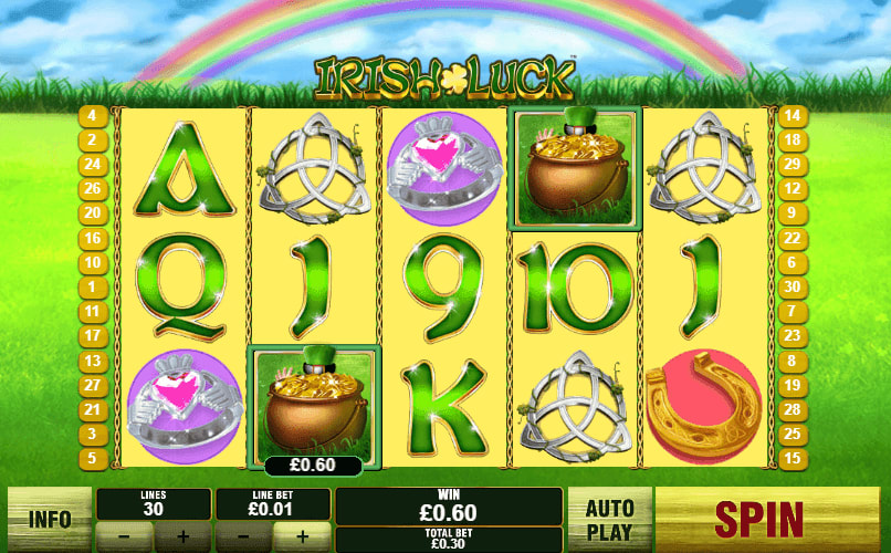 Play Luck O' The Irish Go For Gold Slot, 95% RTP