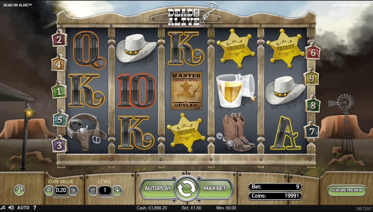 Dead Or Alive Slot | Play £10, Get 100 Free Spins