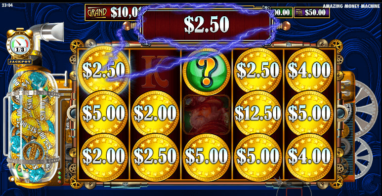 amazing money machine jackpot